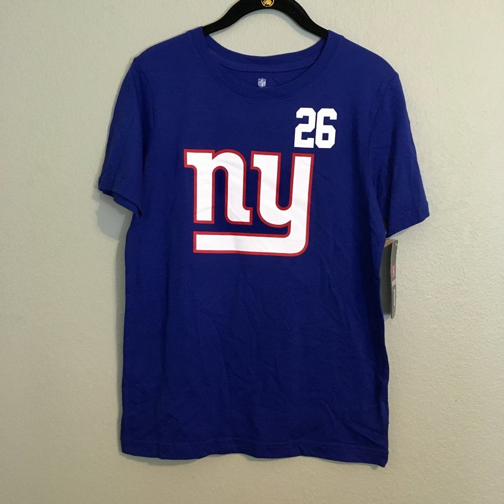 NFL Boys Saquon Barkley 26 NY Giants Jersey Top